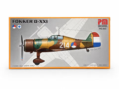 Fokker D-XXI PM Model Demonte Plastik Uçak Maket Kiti