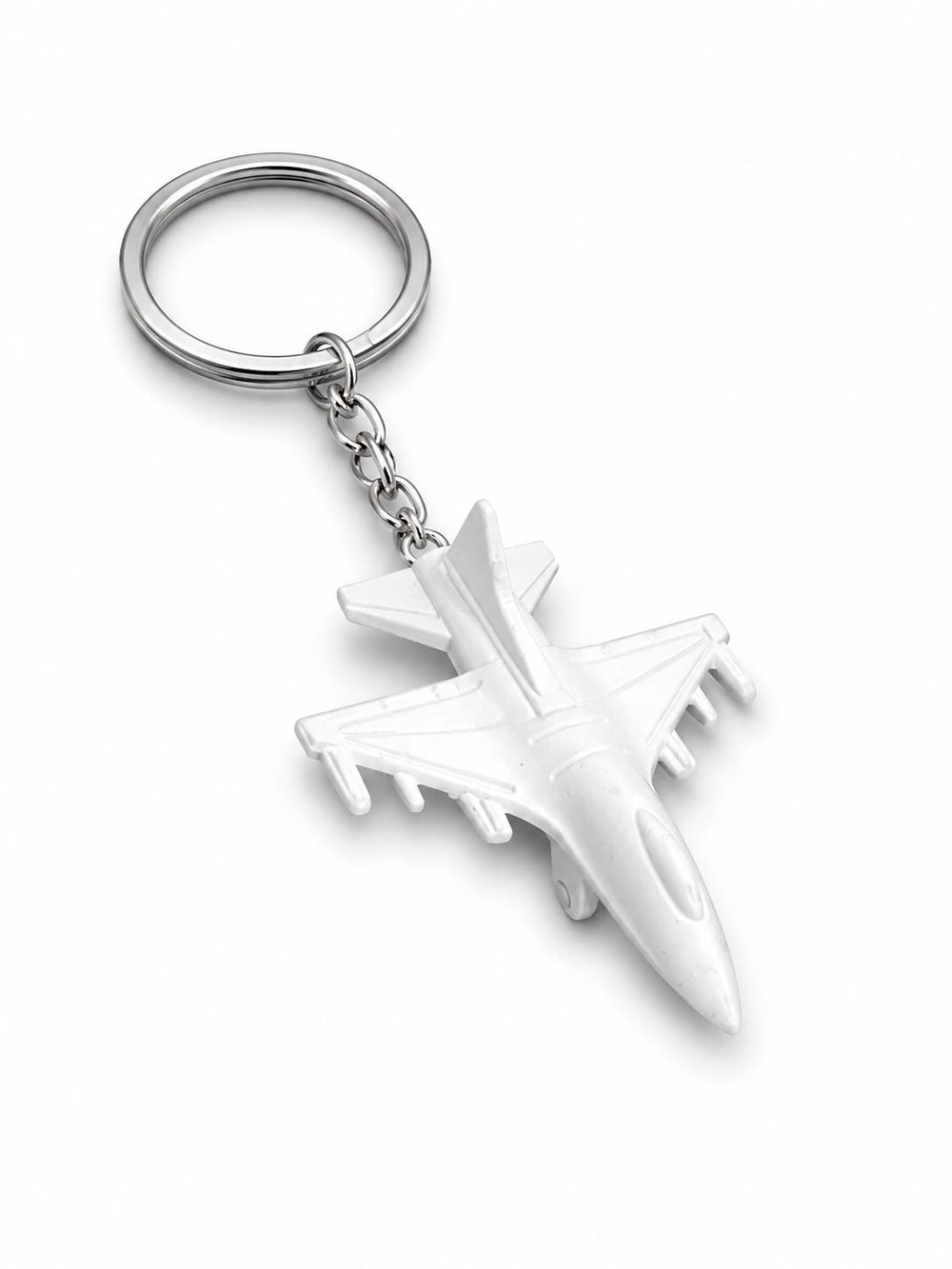 Metal Anahtarlık F-16 Beyaz