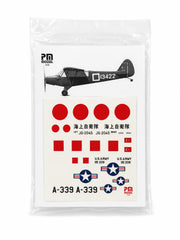 PM Model Piper L-21 Super Cub Plastik Maket PM 502