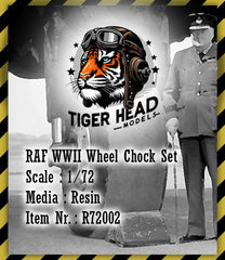 RAF WWII Wheel Chock Set (Includes 4 big and 2 small chocks) ( 1/72 )