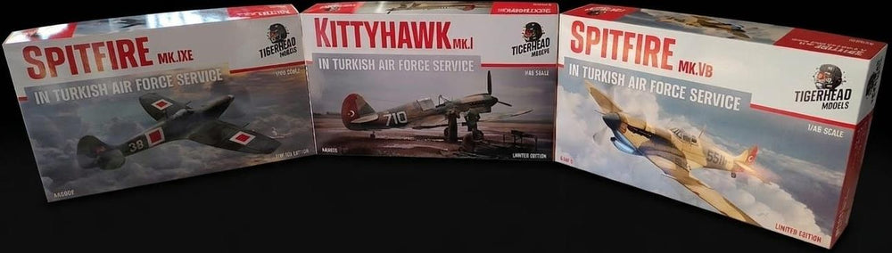 TIGERHEAD SET OF 3 LEGENDS in Turkish Air Force service ( 1/48 )