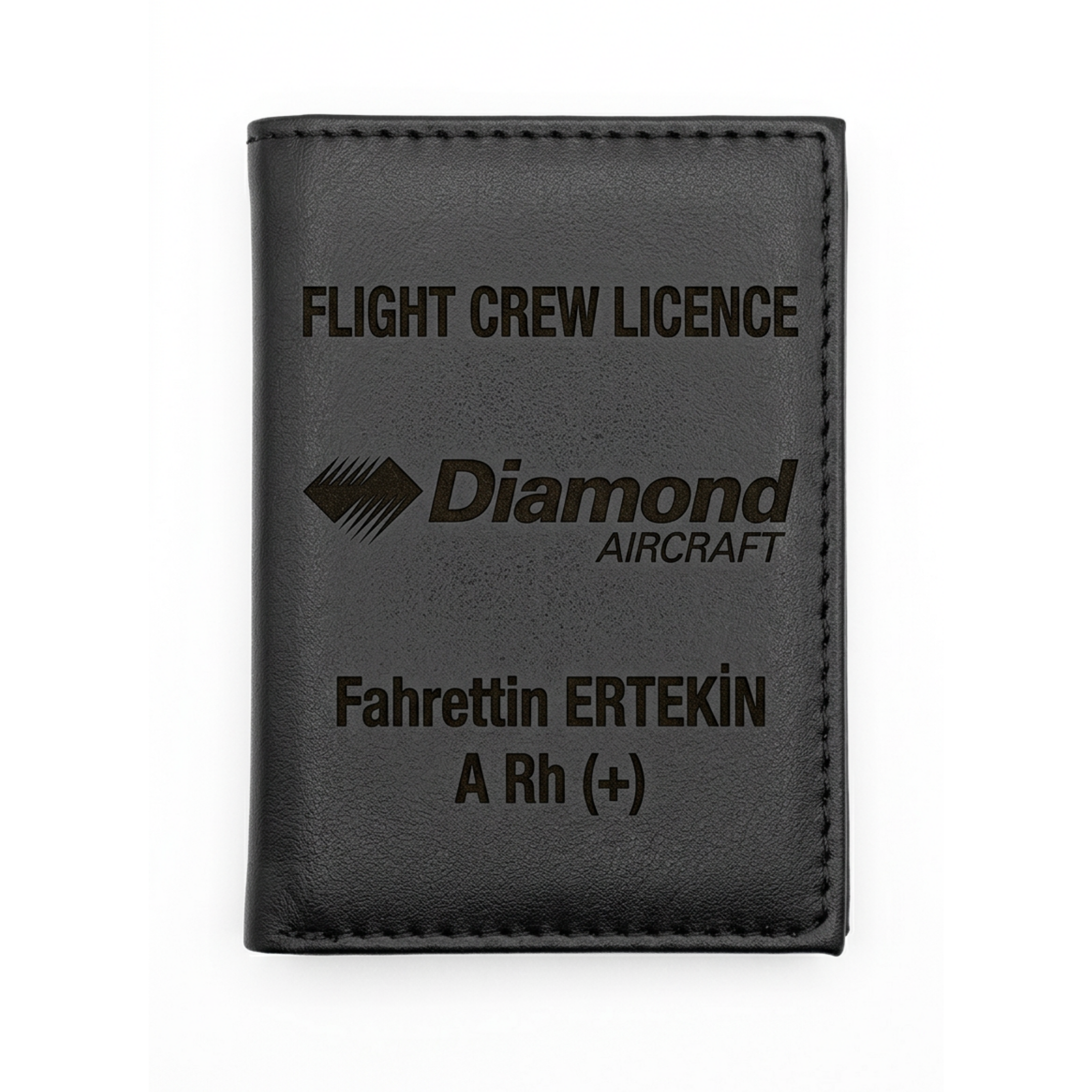 Kişiye Özel "Flight Crew Licence" Lisans ve Kart Kılıfı