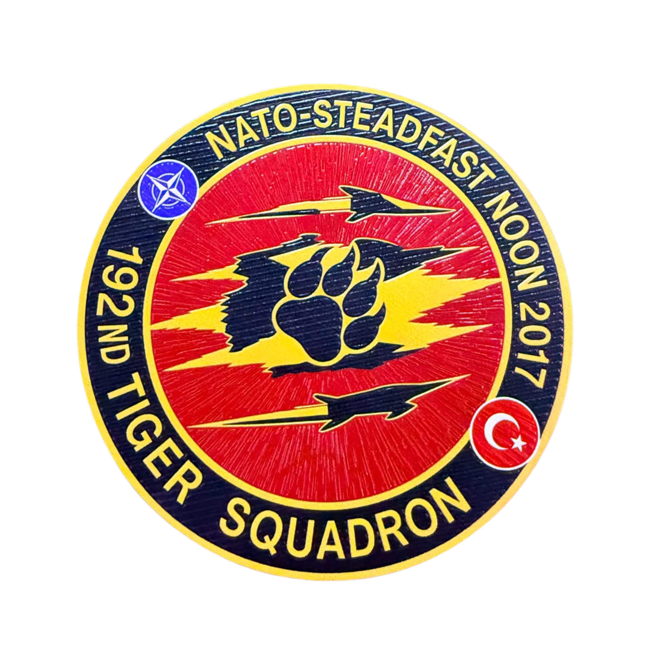 192nd Tiger Squadron NATO Steadfast Noon 2017 3D TPU Peç Cırtlı