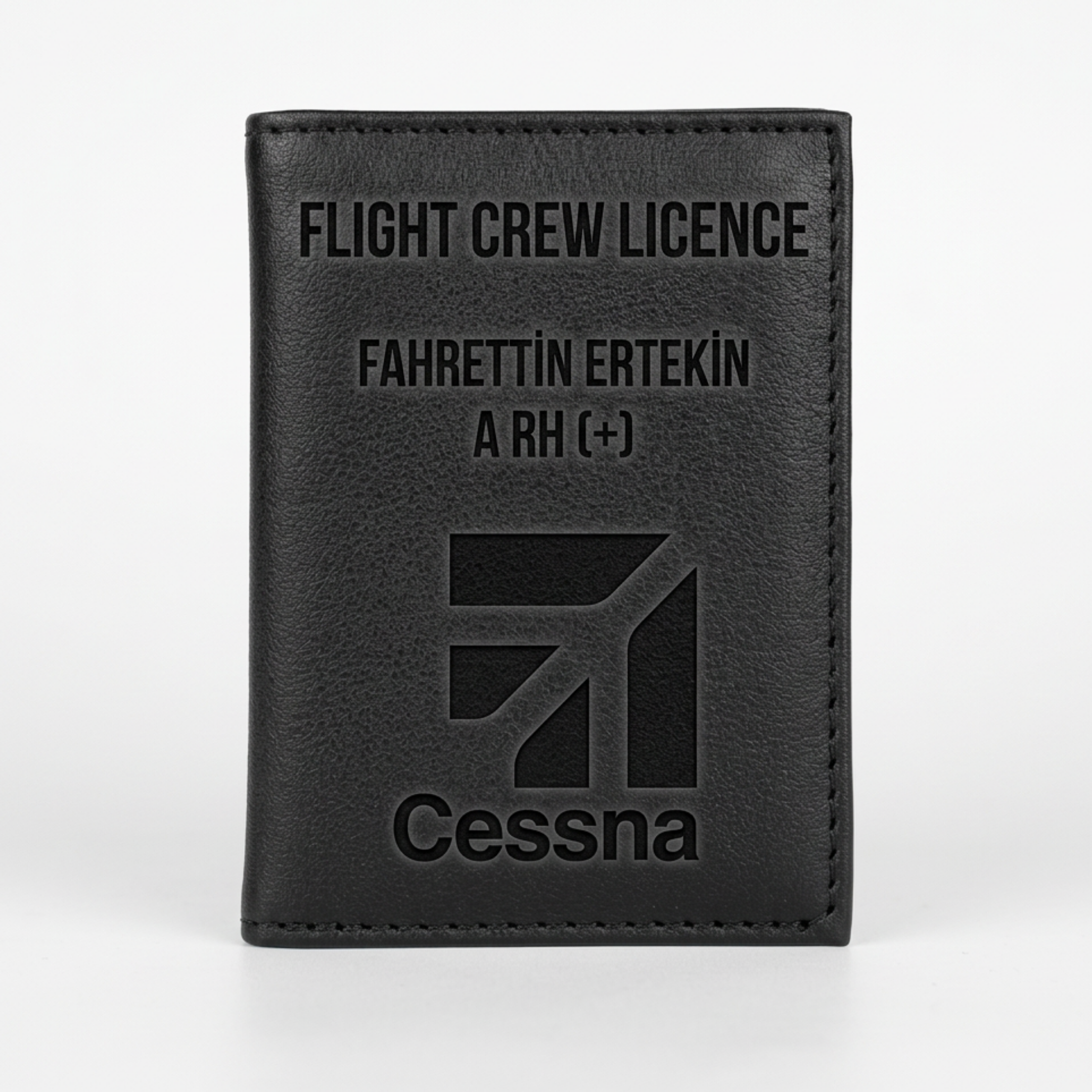 Kişiye Özel "Flight Crew Licence" Lisans ve Kart Kılıfı