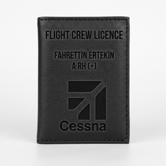 Kişiye Özel "Flight Crew Licence" Lisans ve Kart Kılıfı
