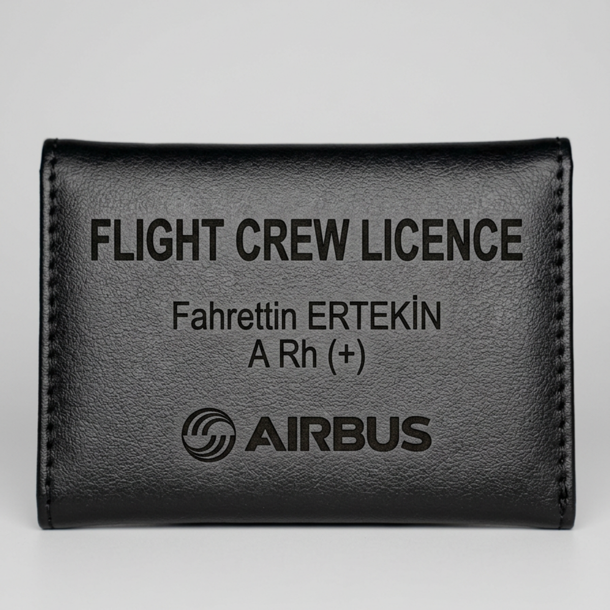 Kişiye Özel "Flight Crew Licence" Lisans ve Kart Kılıfı