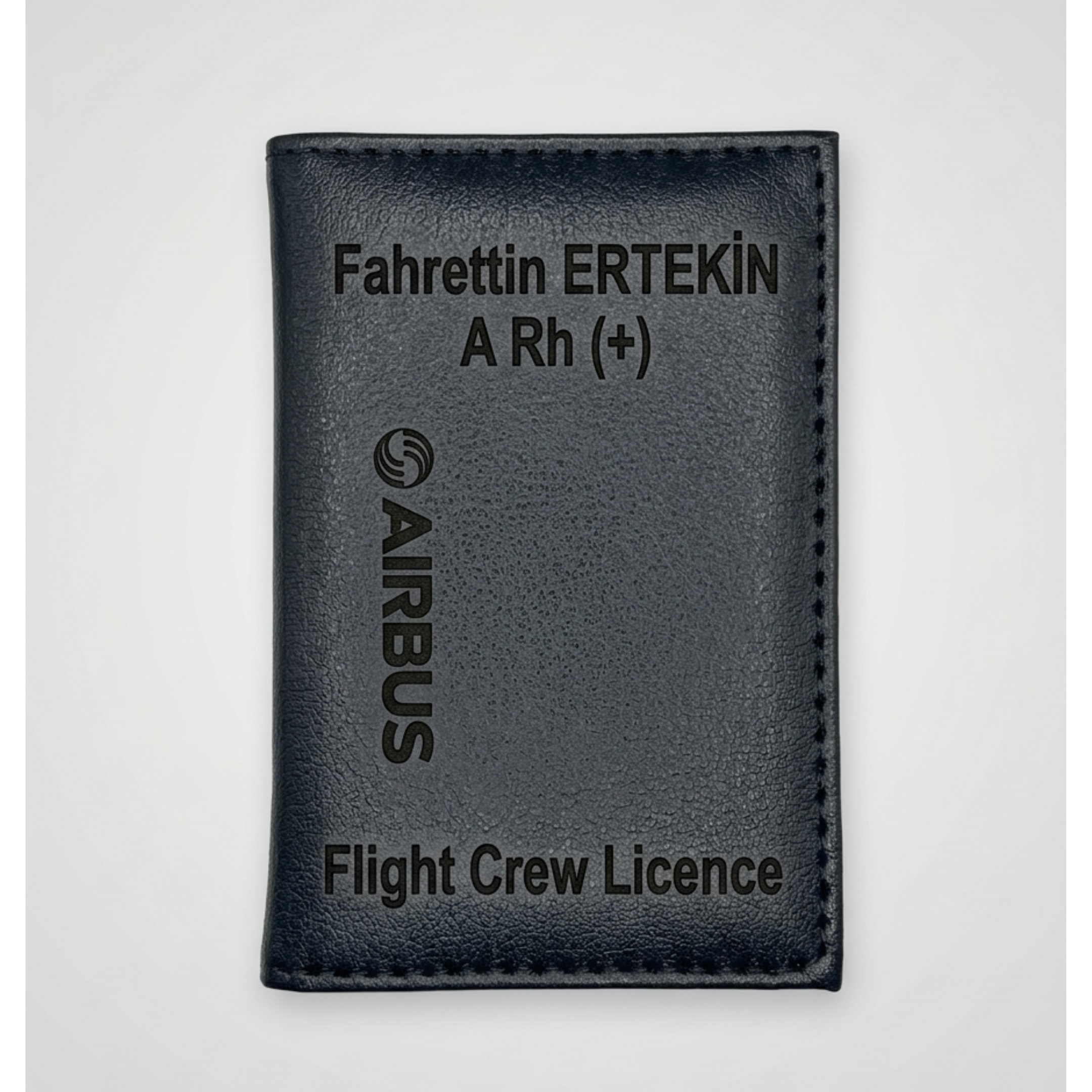 Kişiye Özel "Flight Crew Licence" Lisans ve Kart Kılıfı