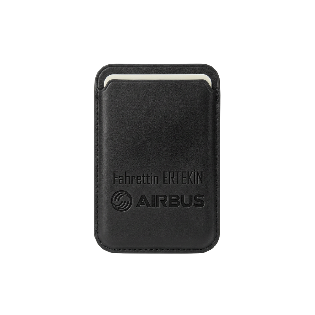İsim Baskılı Airbus Logolu MagSafe Kartlık