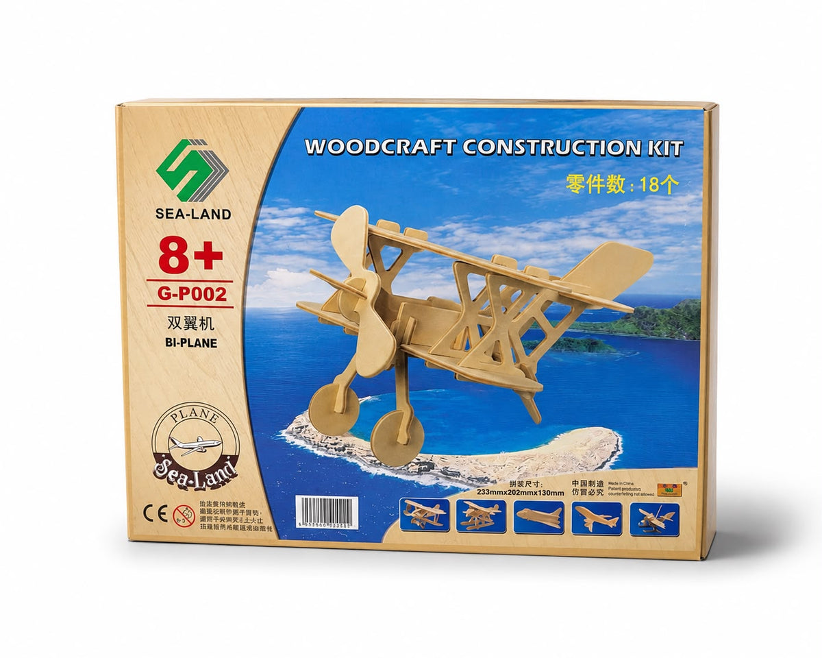 Ahşap Uçak "GP 002 BI Plane"