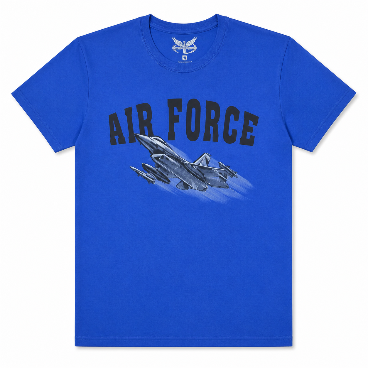 AIRFORCE Tshirt KOYU MAVI  BISIKLET YAKA