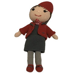 Amigurumi Organik Örgü Hostes Figürü El Yapımı