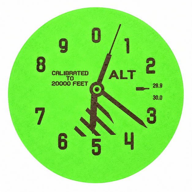 Bardak Altlığı "Altimetre"
