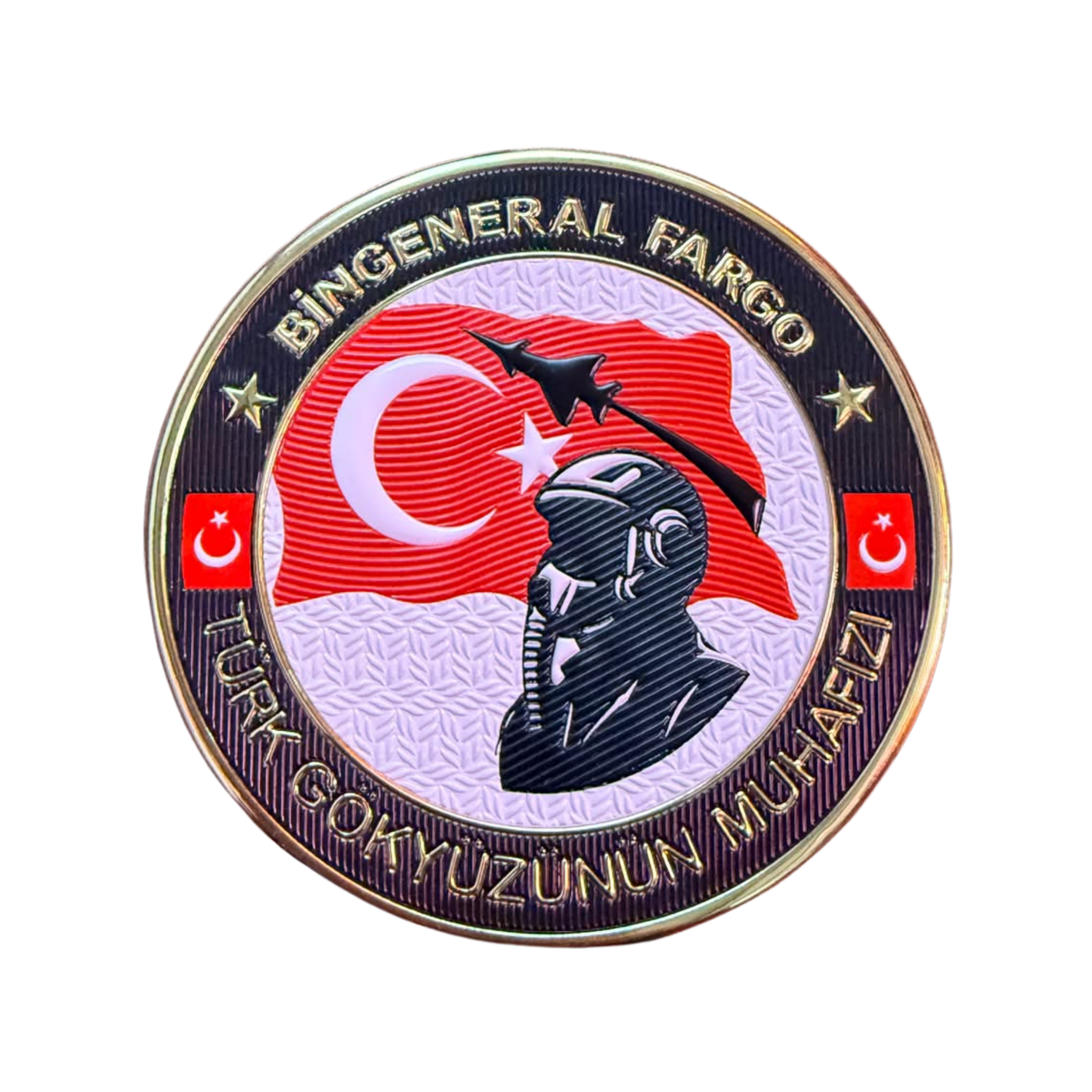 Bingeneral Fargo Türk Gökyüzünün Muhafızı 3D TPU Peç Cırtsız