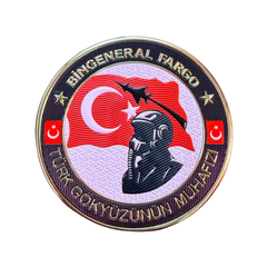 Bingeneral Fargo Türk Gökyüzünün Muhafızı 3D TPU Peç Cırtsız