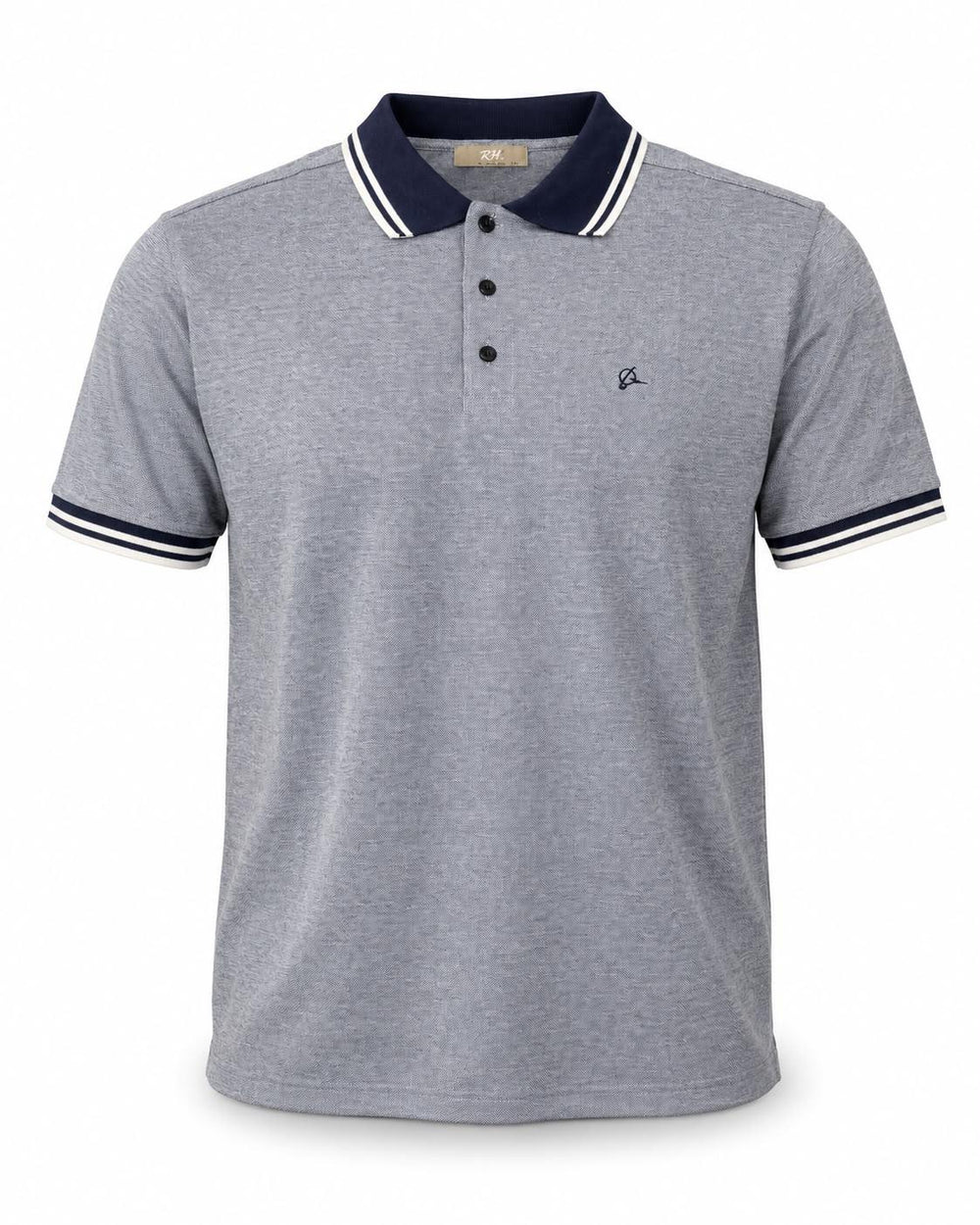 Colvino Polo Yaka T-shirt Gri