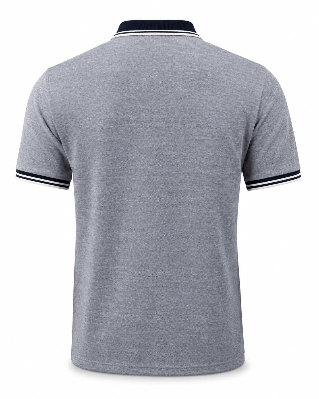 Colvino Polo Yaka T-shirt Gri