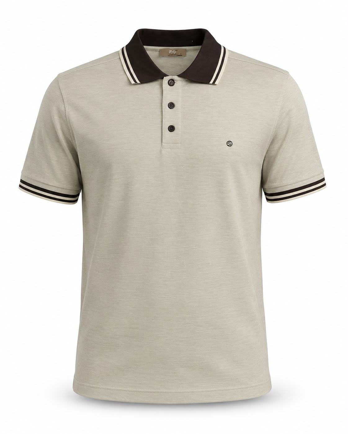 Colvino Polo Yaka T-shirt Krem