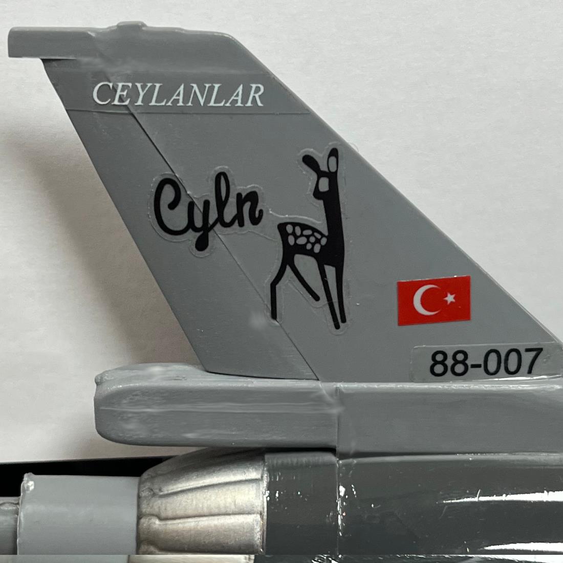 Maket Montajlı "F-16C 113 Filo Ceylan"