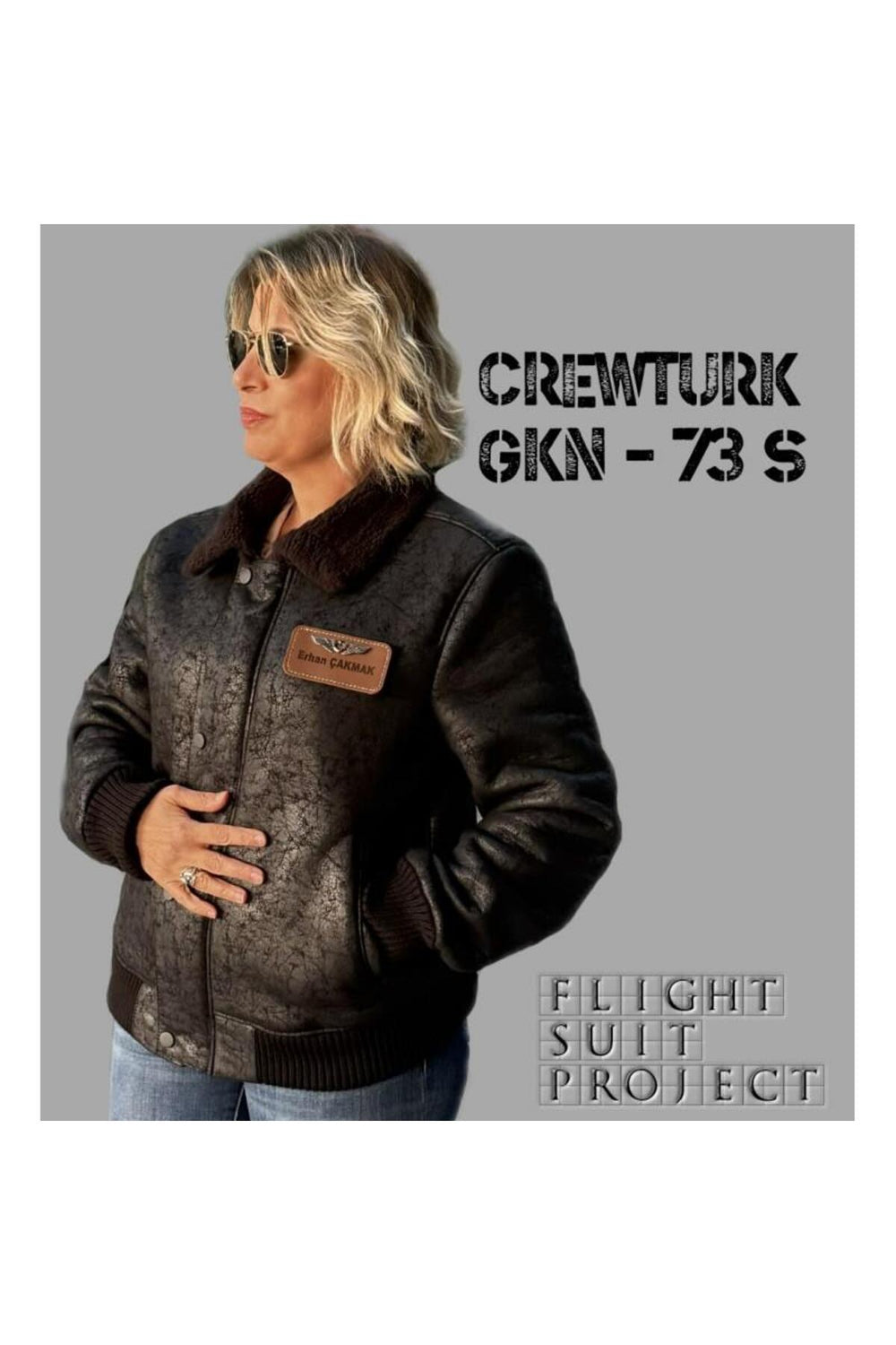 CREWTURK PILOT MONTU SCUBA S3 SIYAH