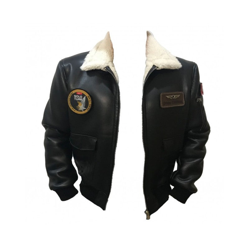 CrewTürk PILOT MONTU SUNİ DERİ D3