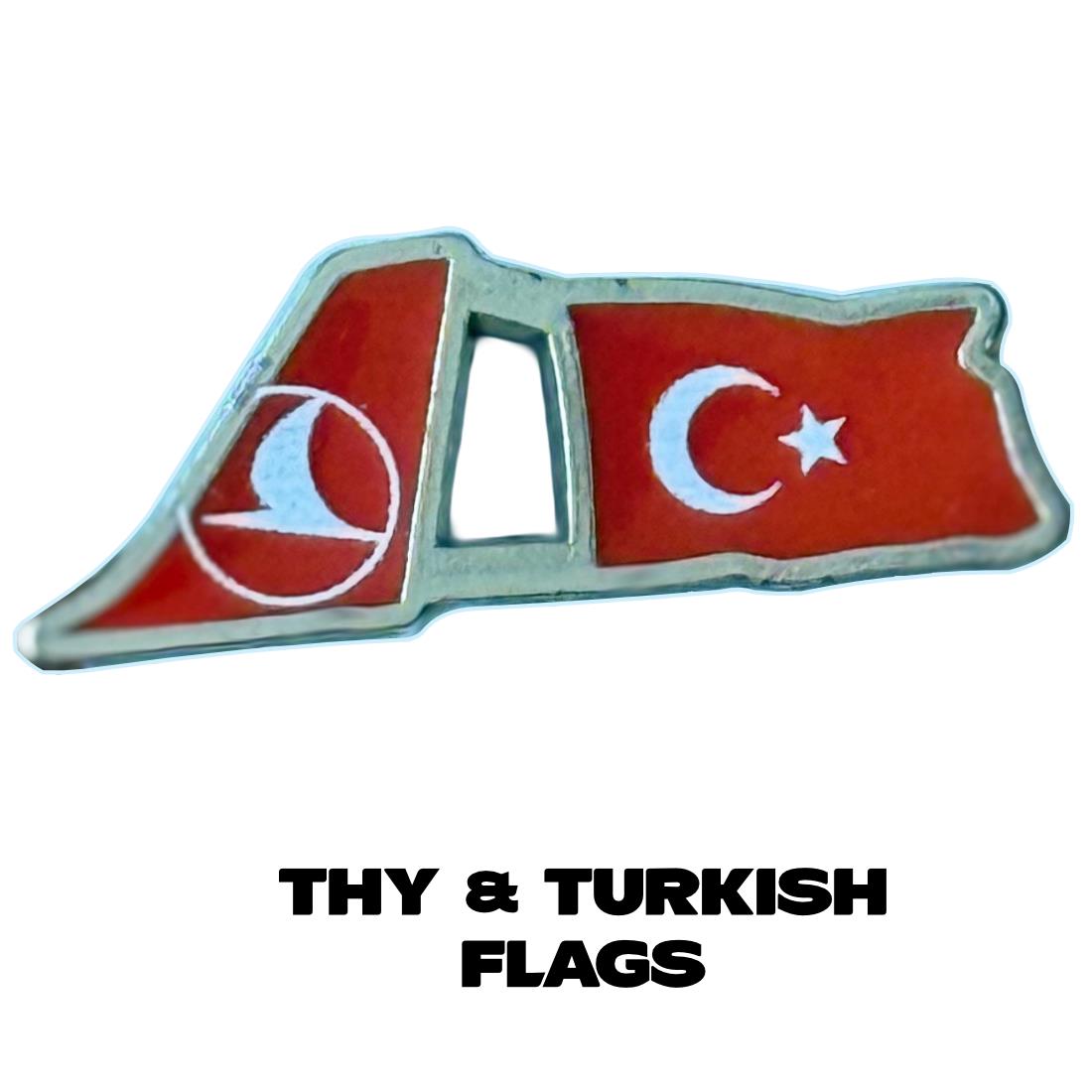 CrewTürk ROZET THY TC IKILI BAYRAK