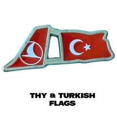 CrewTürk ROZET THY TC IKILI BAYRAK