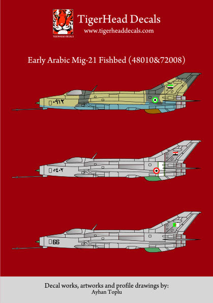 Early Arabic Mig-21 F13 Fishbeds  ( 1/48 )