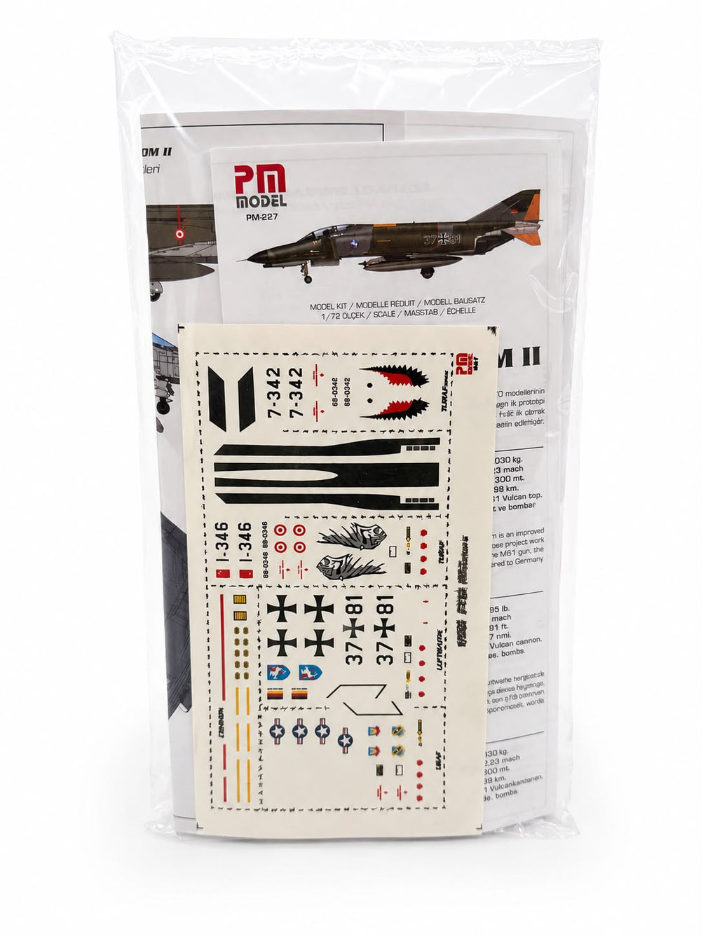 F-4 E/F Phantom 2 PM Model Demonte Plastik Uçak Maket Kiti