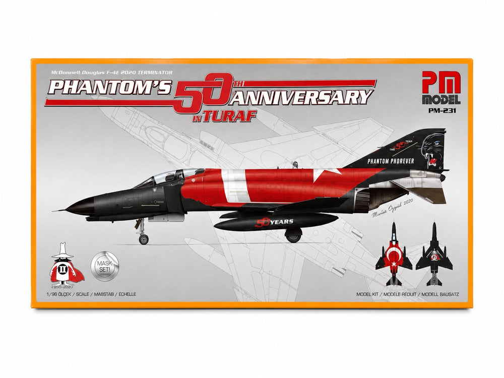 F-4 E Phantom 50th Anniversary in TURAF  2 PM Model