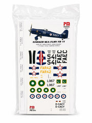 Hawker Sea Fury FB11 Pm Model Avcı Uçağı Demonte Plastik Maketi