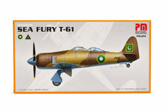 Hawker Sea Fury T-61 Pm Model Avcı-Eğitim Uçağı Demonte Plastik Maketi