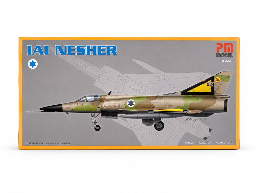 IAI Nesher PM Model Demonte Plastik Uçak Maket Kiti