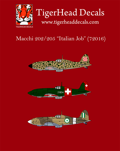 “Italian Job” Macchi 202/205 in International Service  ( 1/48 )