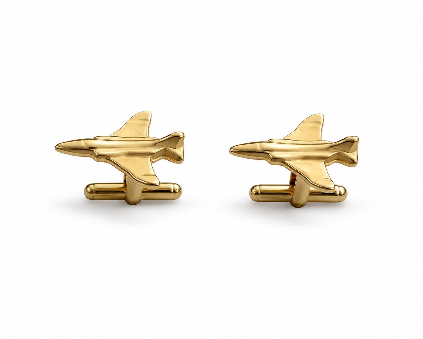 Kol Düğmesi "F-4" Gold