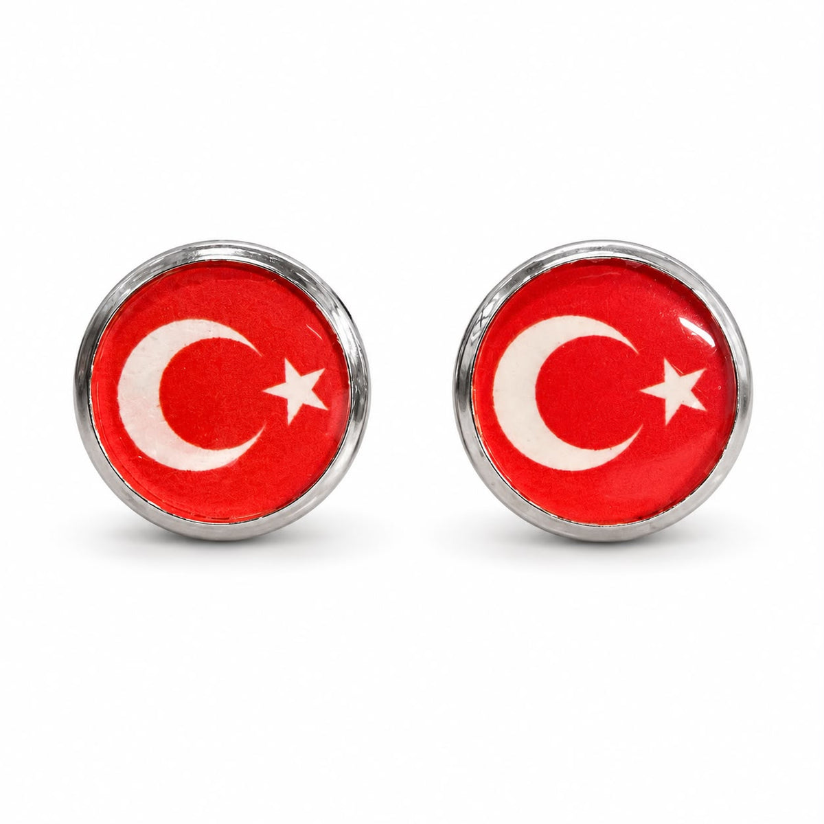Kol Düğmesi "Türk Bayrağı"