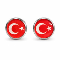 Kol Düğmesi "Türk Bayrağı"