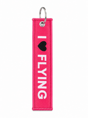 KUMAS ANAHTARLIK ( I LOVE FLYING + KISS ME )