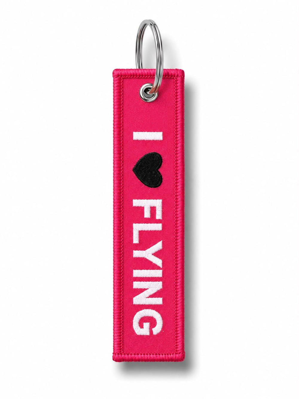 Kumaş Anahtarlık "Kiss Me" Pembe