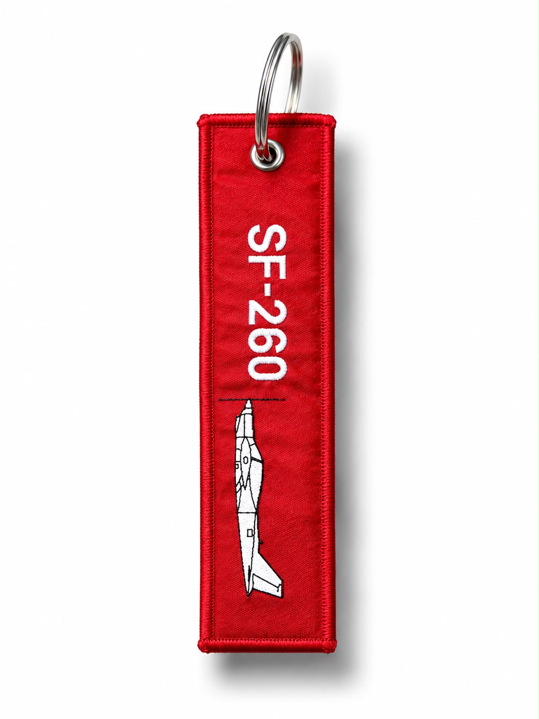 Kumaş Anahtarlık "SF-260 + RBF" Kırmızı
