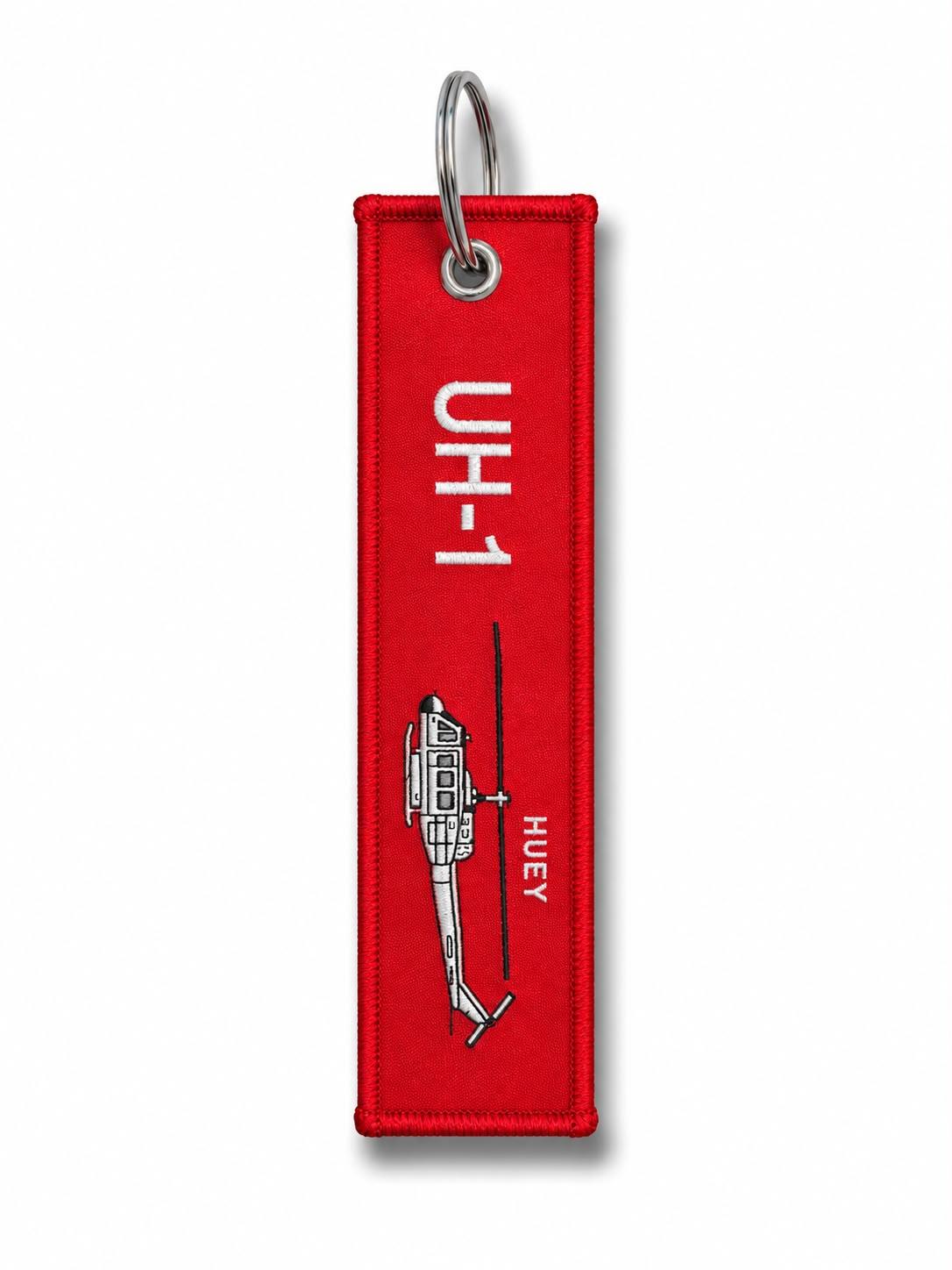 Kumaş Anahtarlık "UH-1H RBF" Kırmızı