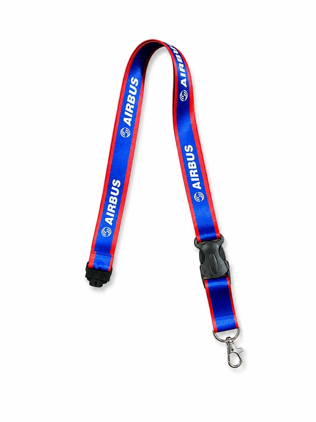 Lanyard "Kırmızı Mavi Airbus"