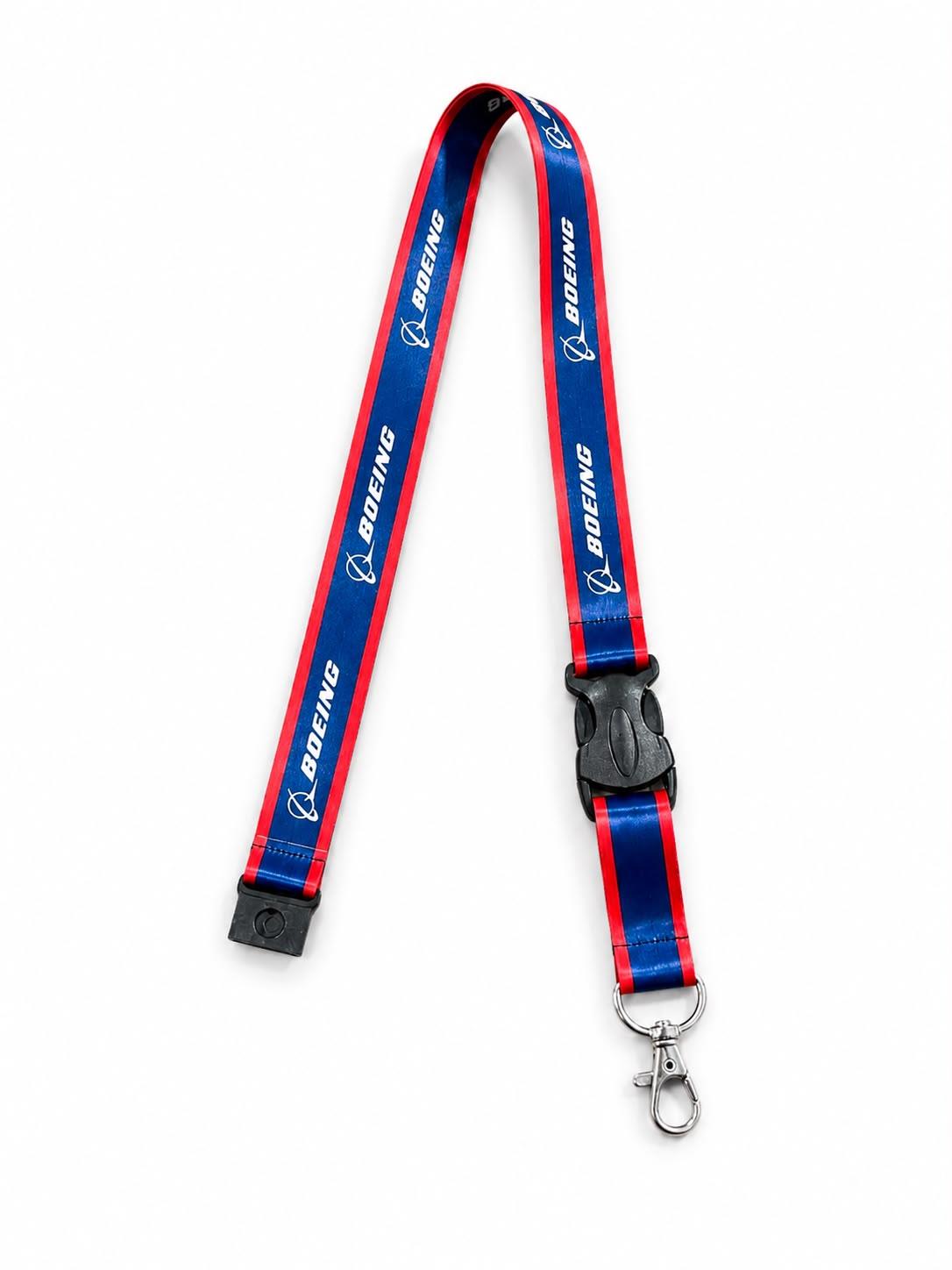 Lanyard "Kırmızı Mavi Boeing"