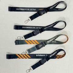 Lanyard "Pilot In Command Broveli" Siyah