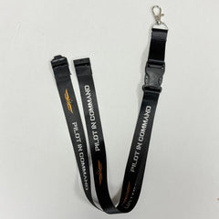 Lanyard "Pilot In Command Broveli" Siyah