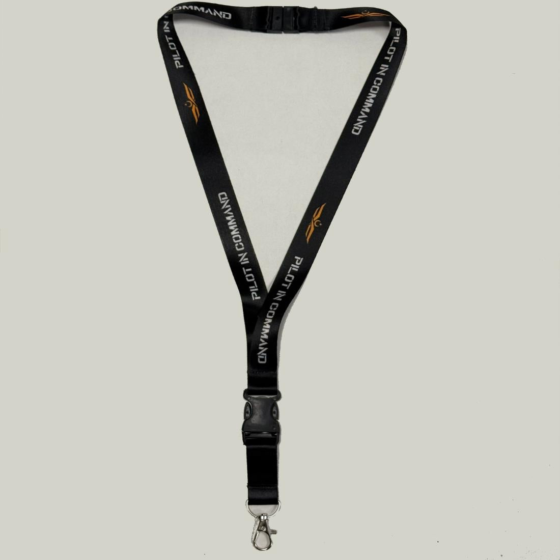 Lanyard "Pilot In Command Broveli" Siyah