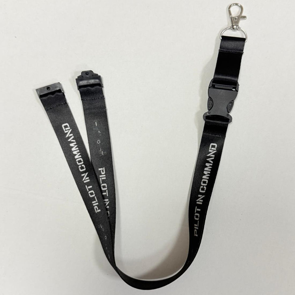 Lanyard "Pilot In Command Broveli" Siyah