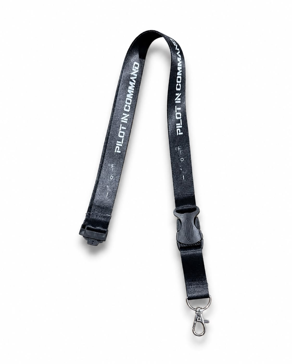 Lanyard "Pilot In Command Yıldızlı" Siyah