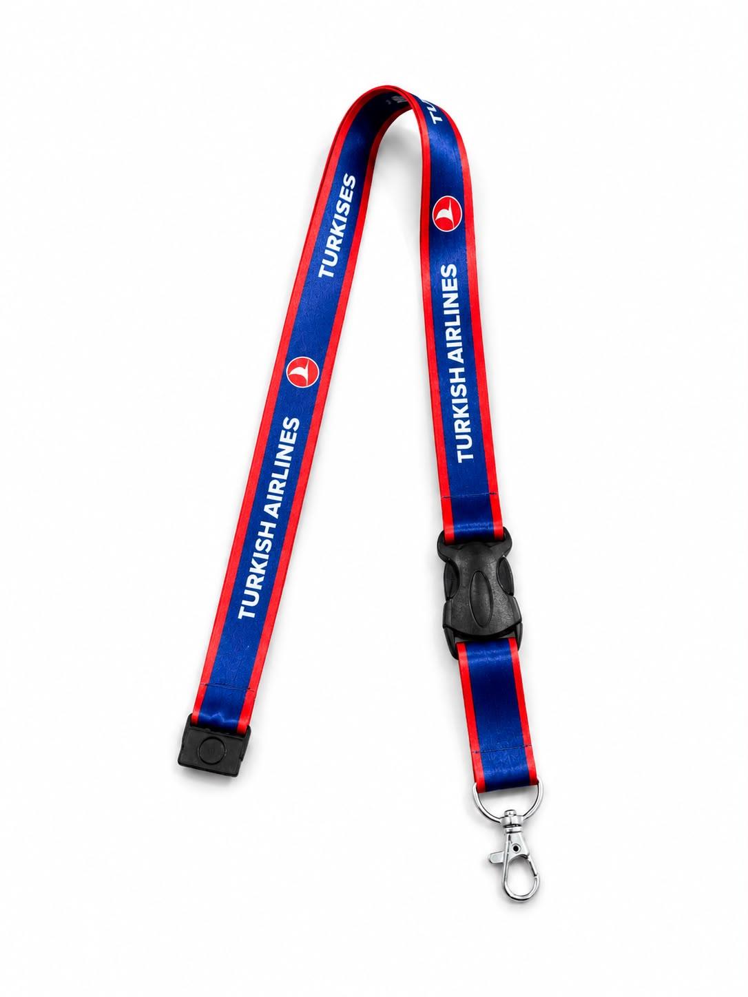Lanyard "THY" Mavi
