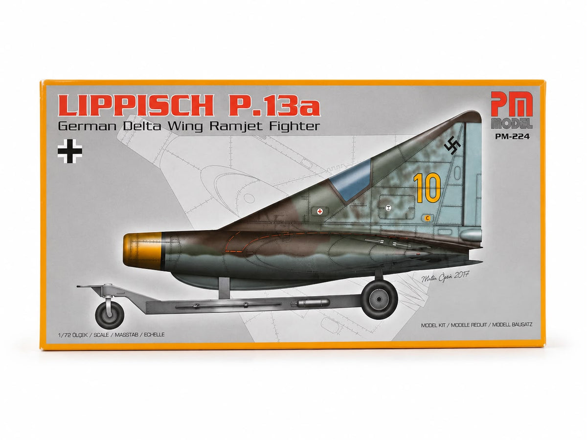 Lippisch P.13a Ramjet Pm Model Savaş Uçağı Demonte Plastik Maketi