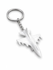 Metal Anahtarlık F-16 Beyaz